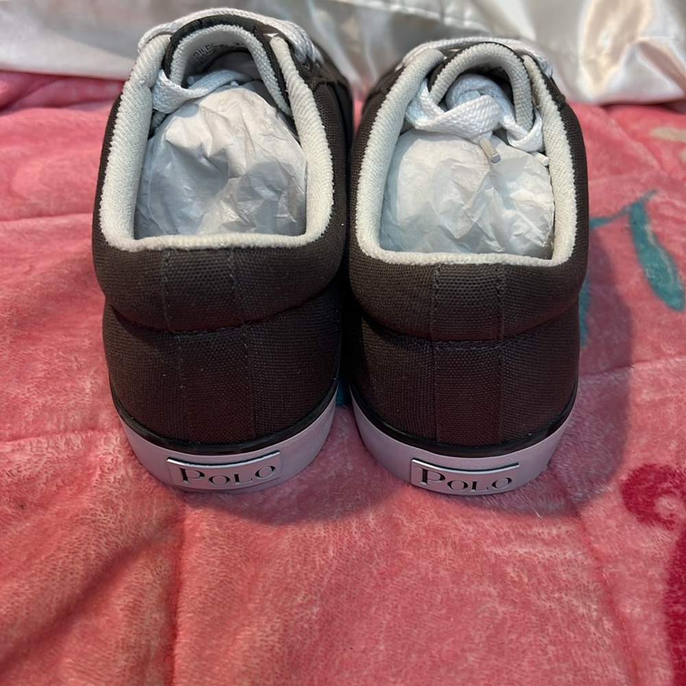 SALE 🔥🔥🔥Vintage Polo Ralph Lauren Giles Deck Shoes Gray. Size: 9.5 - Picture 9 of 11